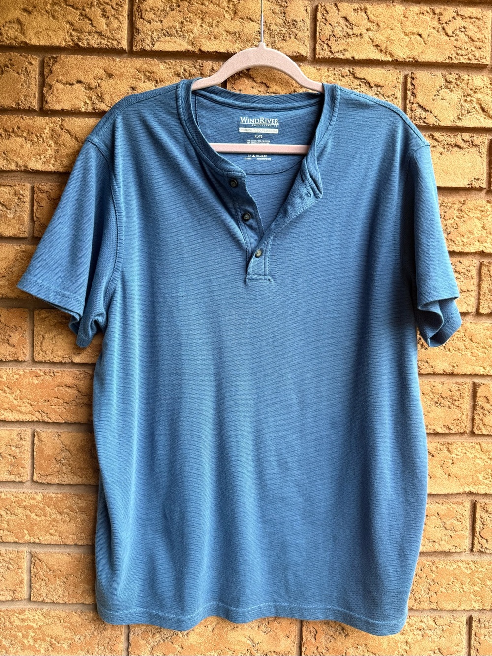 10/$25 • Wind River Modern Fit Cotton Henley Shirt